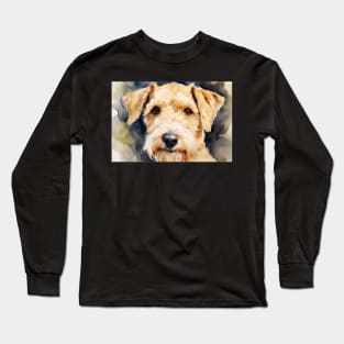 Watercolor Lakeland Terrier Long Sleeve T-Shirt